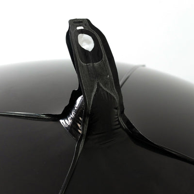 2-Pack Metallic Black Sphere Balloons 43’’ Orbz Mylar Balloons Helium or Air-Filled Party Supplies - Decorations