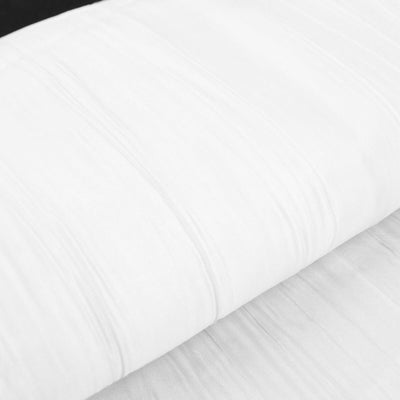 54’’x10 Yards White Accordion Crinkle Taffeta Fabric Bolt - Fabrics