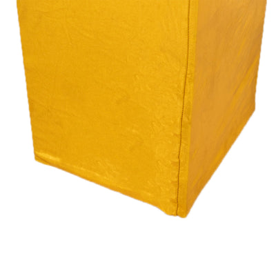 8ft Gold Metallic Spandex Backdrop Stand Cover for Arc de Triomphe Stand Stretch Fitted Floral Balloon Frame Wedding