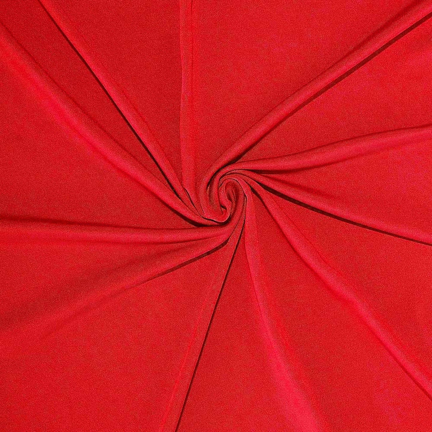 Stretch Spandex Chair Cover Red for Folding Chairs - Reusable & Wrinkle-Resistant 160GSM Fitted Slipcover