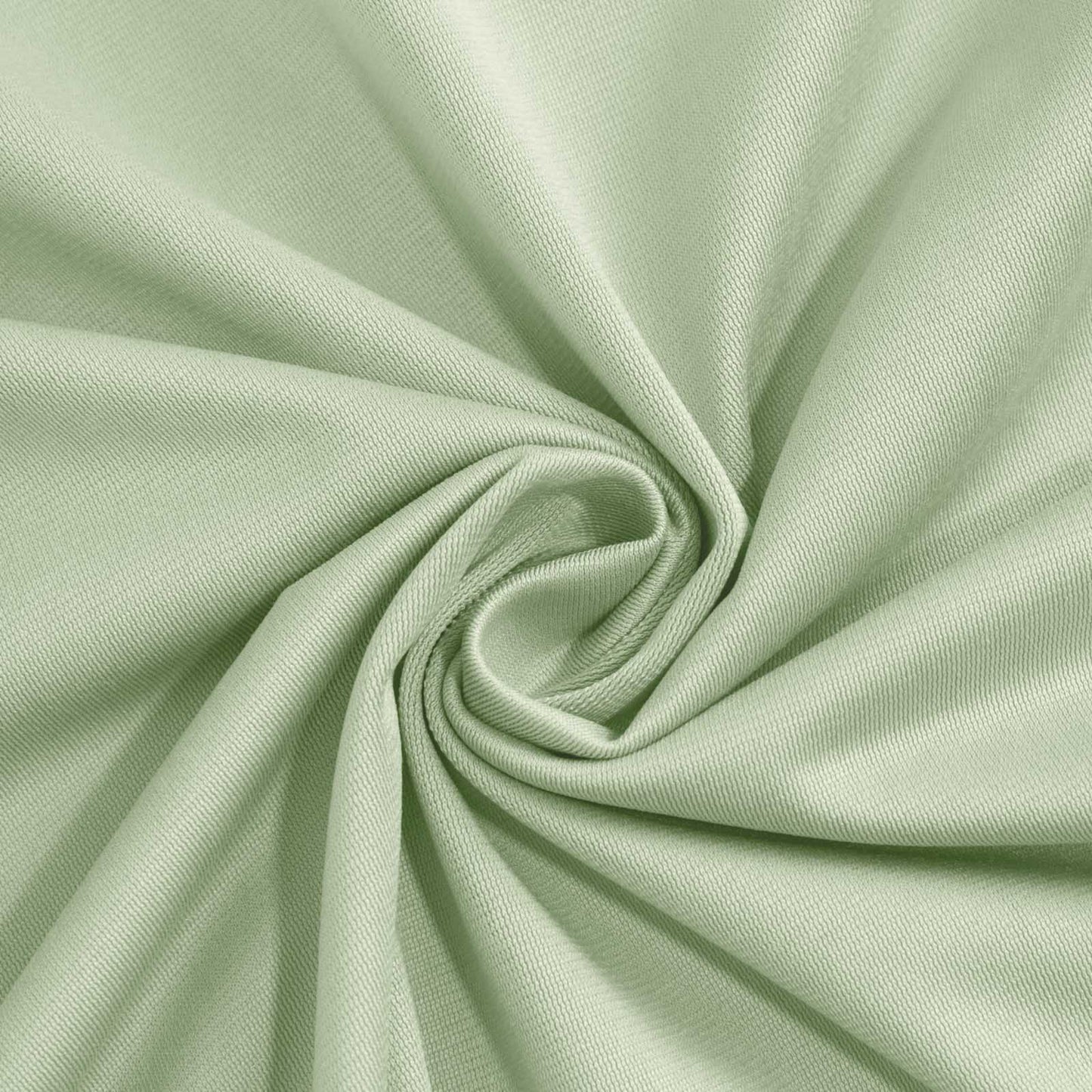 Scuba Round 90" Tablecloth Sage Green - Wrinkle Free & Stain Resistant Table Cover