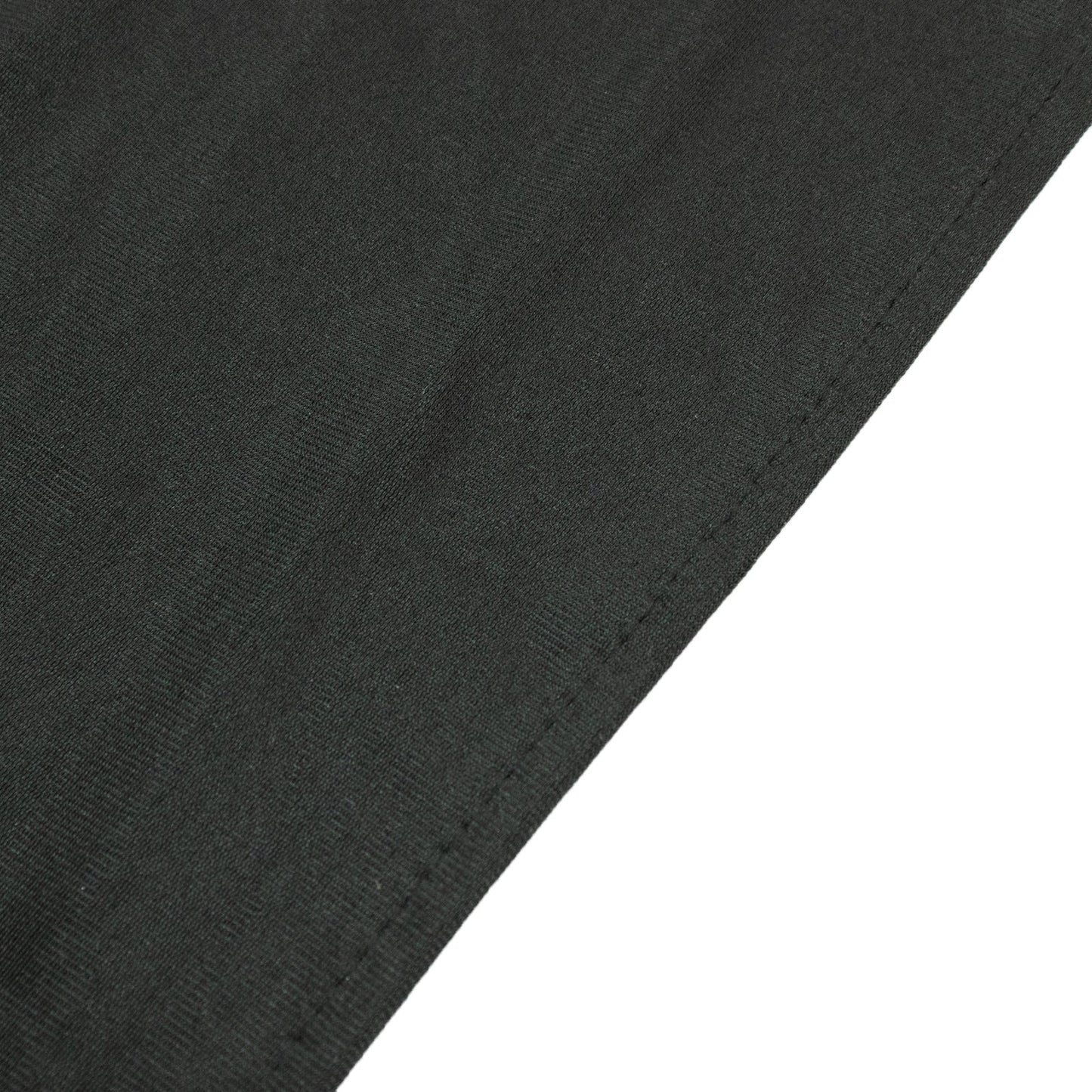 6ft Scuba Rectangular Fitted Tablecloth Black – Wrinkle-Free, Stain Resistant