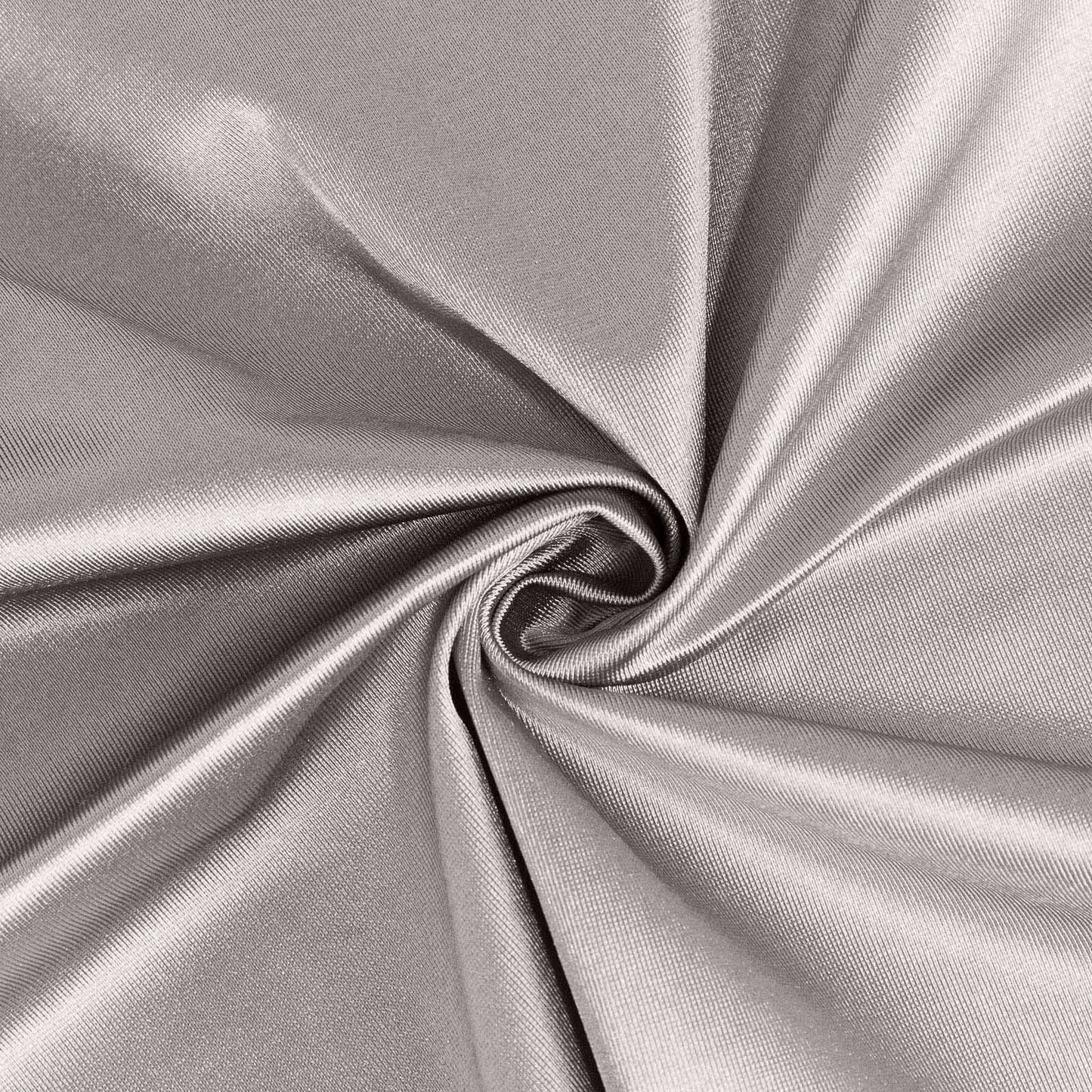 Scuba Rectangular 90"x156" Tablecloth Shimmering Silver - Wrinkle Free & Stain Resistant Seamless Table Cover