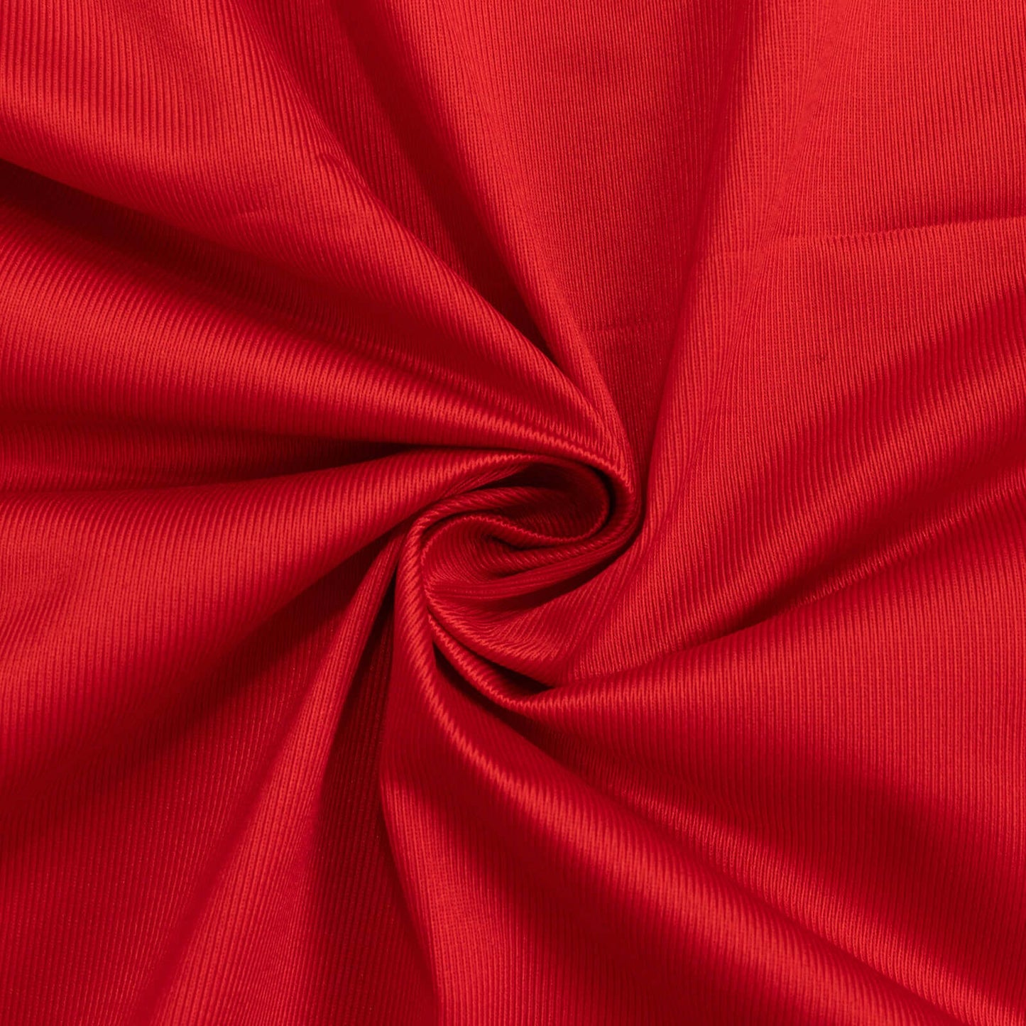 Red Scuba Polyester Event Curtain Drapes, Durable Flame Resistant Backdrop Event Panel Wrinkle Free with Rod Pockets - 5ftx14ft
