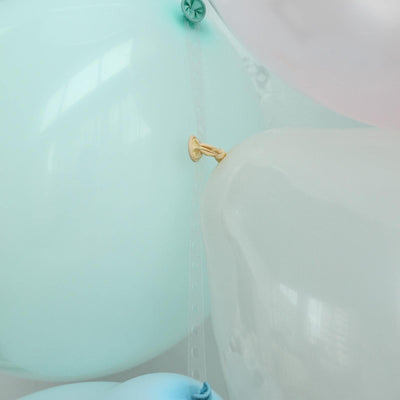 Set of 4 Balloon Arch Kit - Decorating Strips, Balloon Tie Tool, Glue Dots and Curling Ribbon for Party Decorations