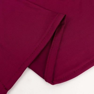 Burgundy Spandex 4-Way Stretch Fabric Roll DIY Craft Fabric Bolt- 60’’x10 Yards - Fabrics