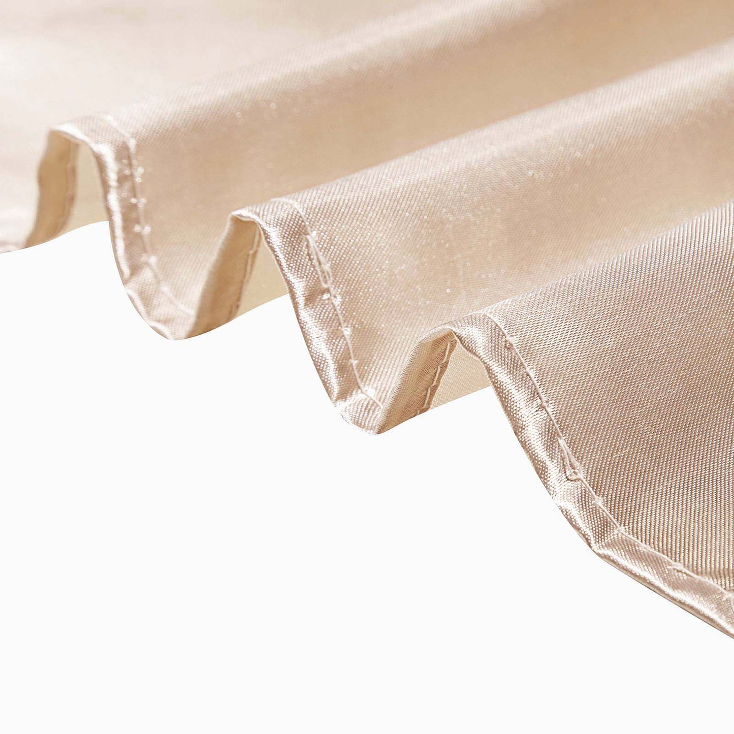 Satin 12"x108" Table Runner Beige - Stylish Table Linen