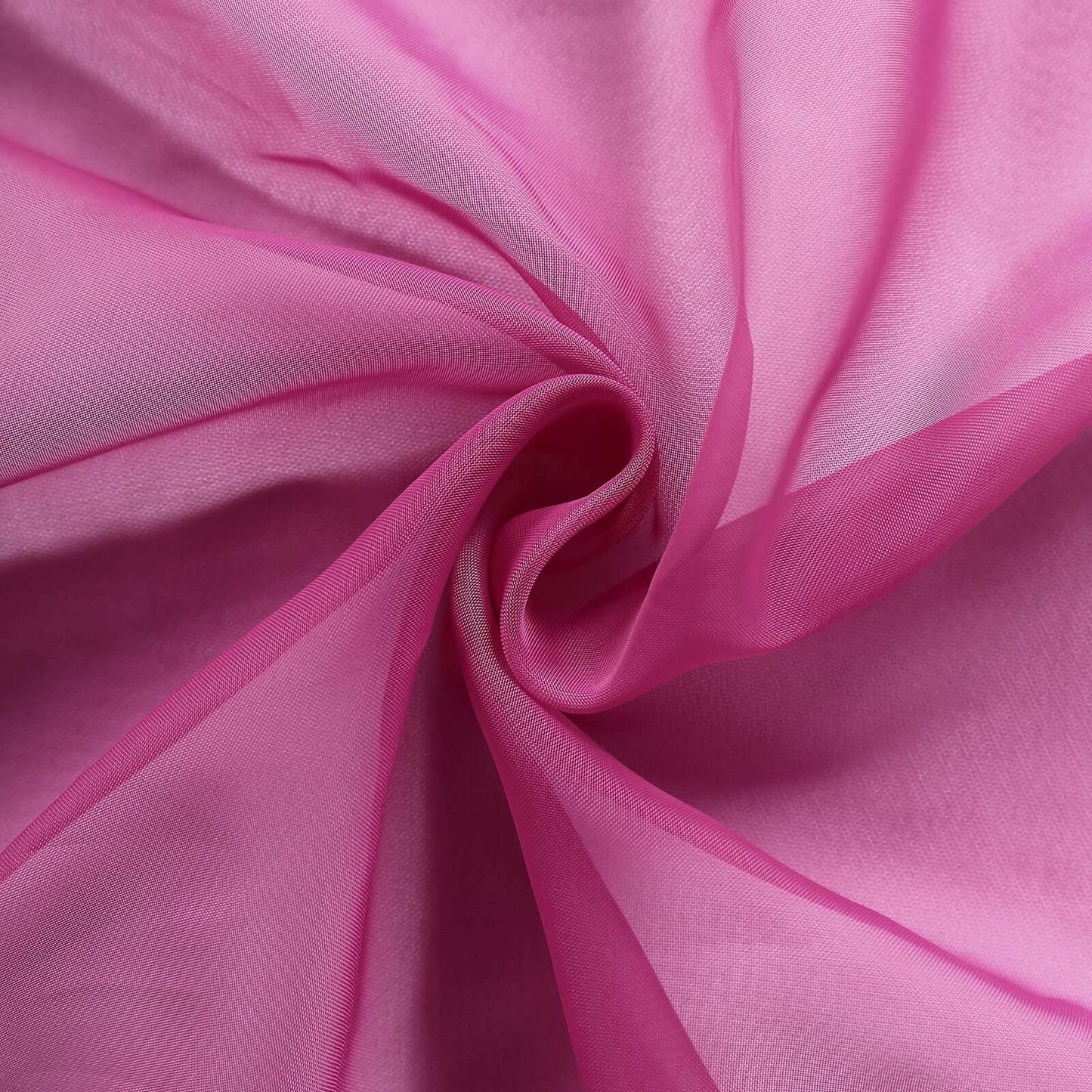 Chiffon 6ft Table Runner Fuchsia - Flowy & Lightweight Table Decor