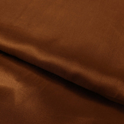 10 Yards x 54" Cinnamon Brown Satin Fabric Bolt