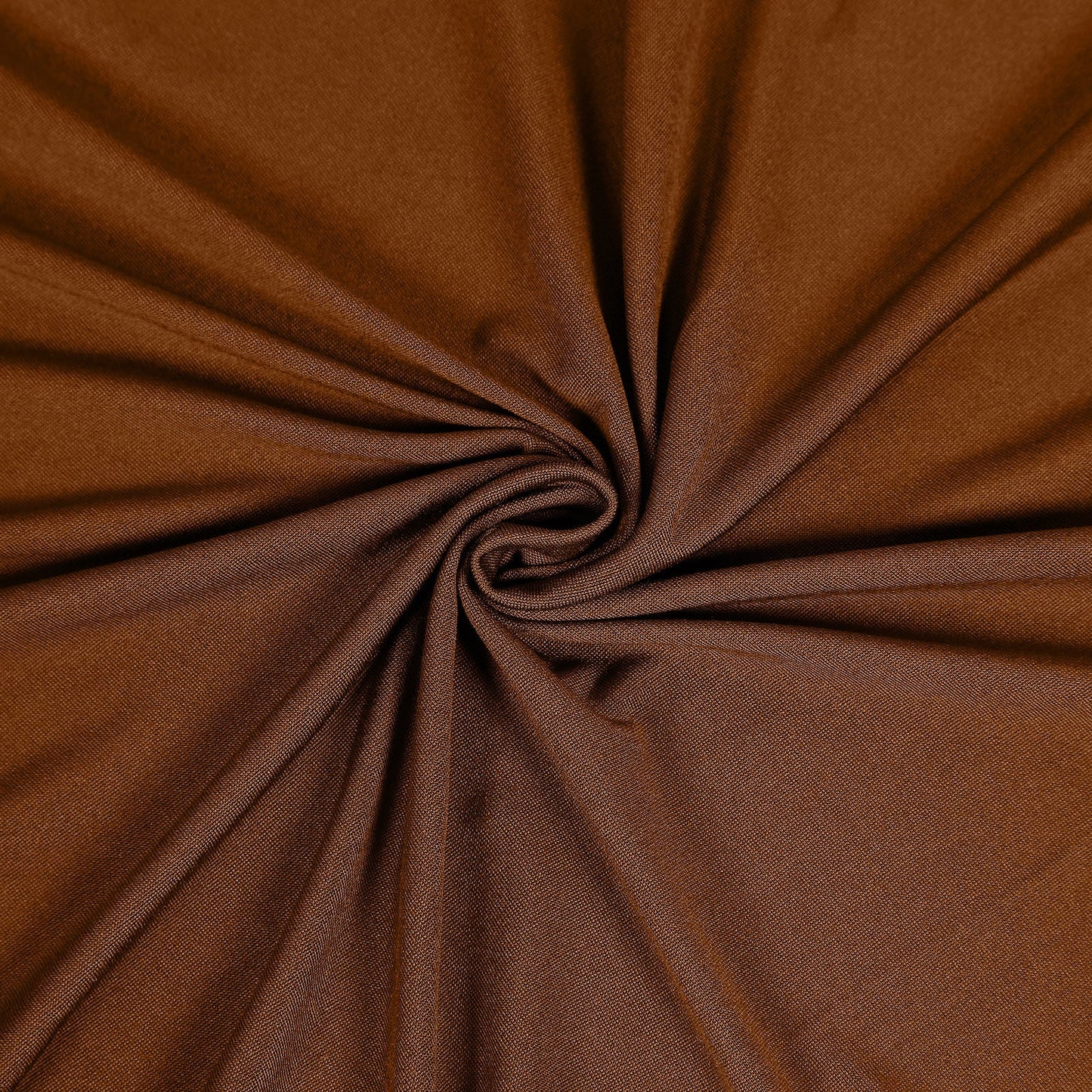 10 Pack Stretch Spandex Chair Covers Cinnamon Brown for Folding Chairs - Durable 160GSM Fitted Slipcovers