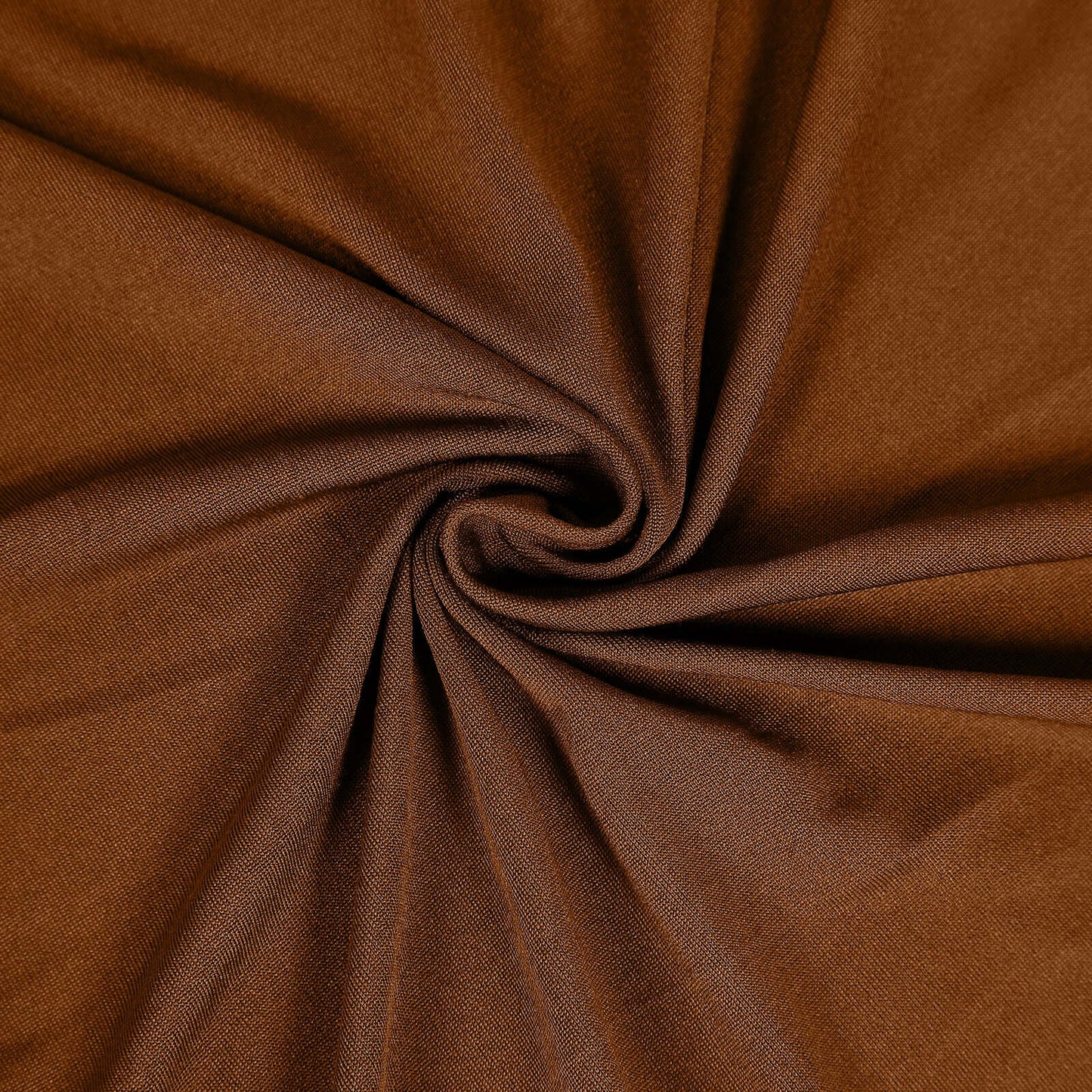Spandex Chair Cover for Banquet Chairs Cinnamon Brown - Stretch 160GSM Fabric with Slip-On Slipcover