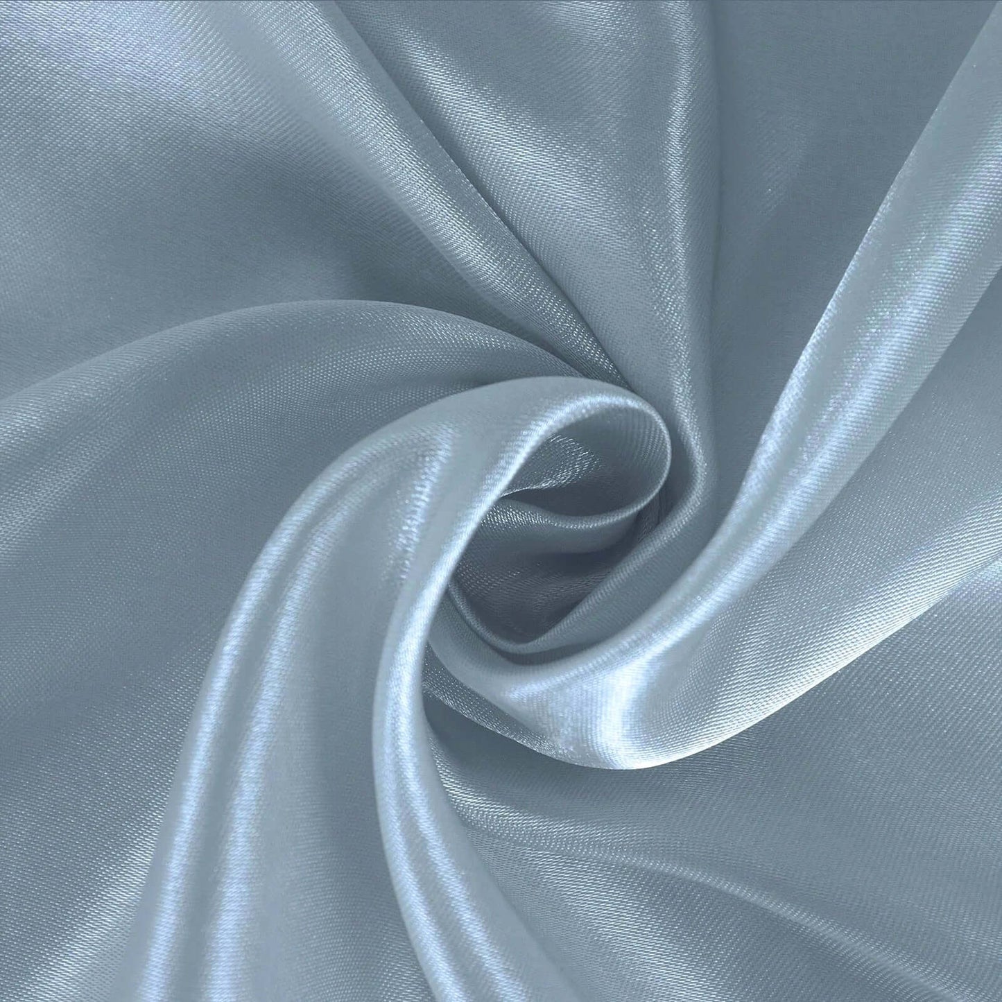 Satin Rectangular 60"x102" Tablecloth Dusty Blue - Smooth and Lustrous Table Cover