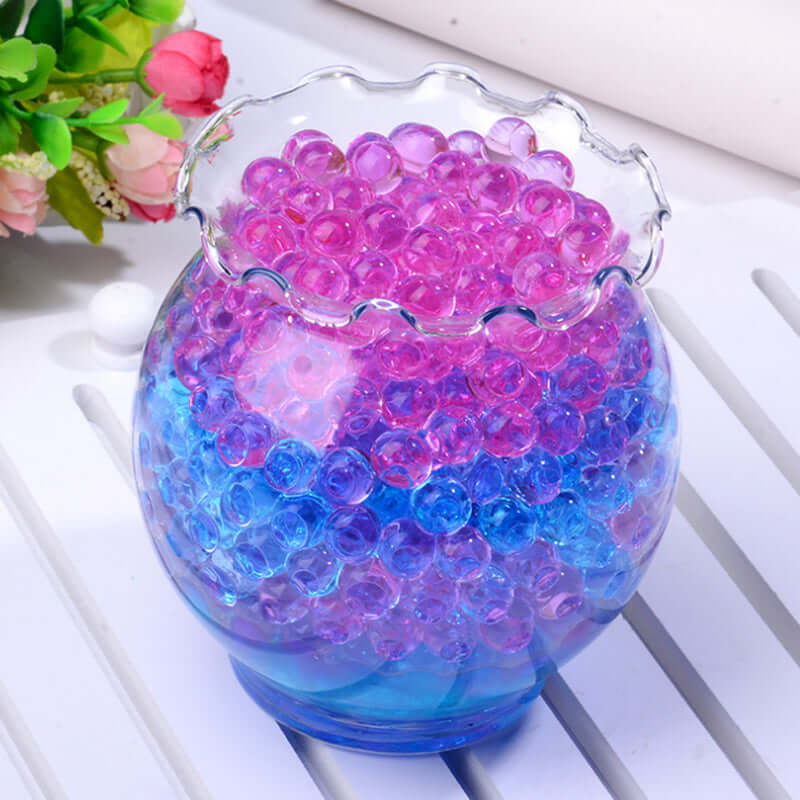 Water Gel Beads Vase Filler Apple Green - Large Nontoxic Jelly Balls for Floating Candles & Floral Displays 10g