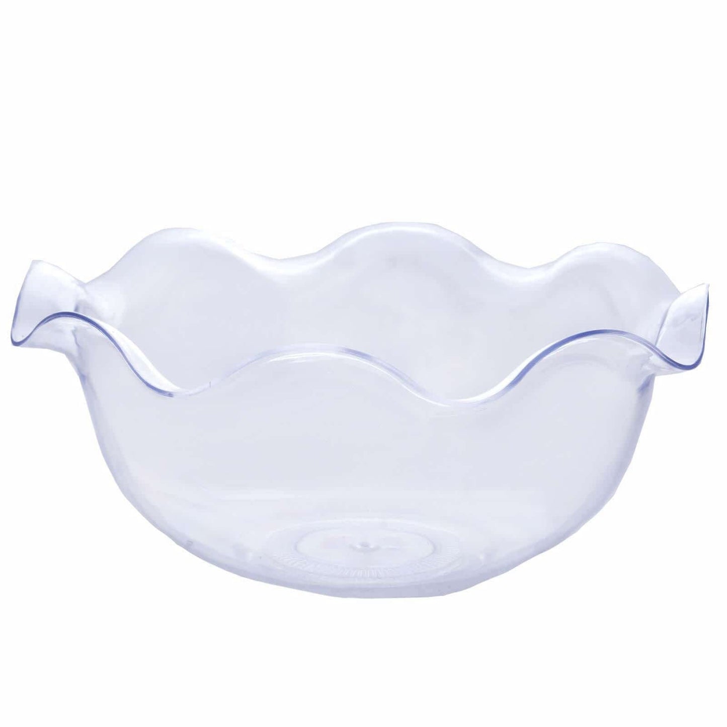 12-Pack Dessert Bowls Blossom Design Clear - Plastic Disposable Bowls for Ice Cream and Candy 3oz