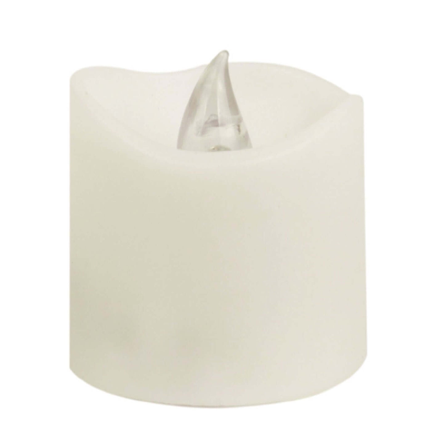 12-Pack LED Tealight Candles Mini Votive White Design - Battery Operated Flameless Lighting