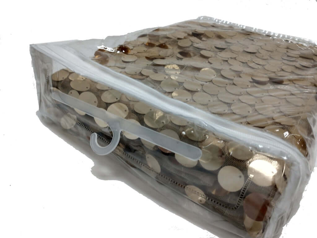 2 Pack Coral Big Payette Sequin Curtains With Rod Pocket Window Treatment Panels - 52"x84"