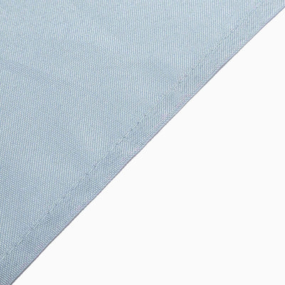 Polyester 90"x90" Table Overlay Square Tablecloth Dusty Blue - Wrinkle-Resistant & Durable Table Cover