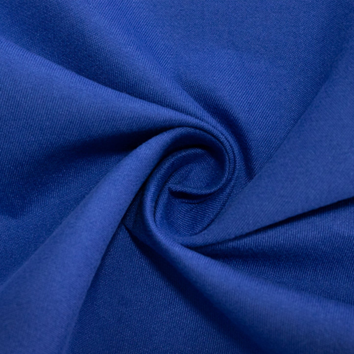 Cotton Blend 90" Round Tablecloth Royal Blue - Wrinkle-Resistant Table Cover
