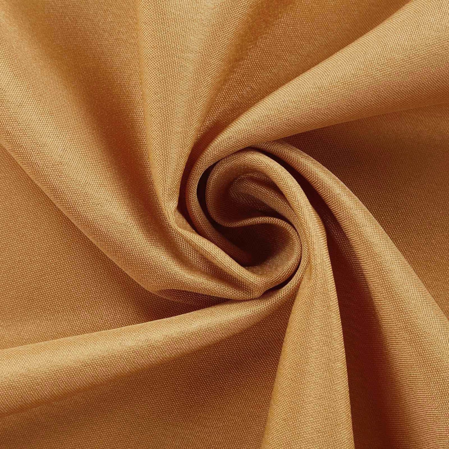 Polyester 90" Round Tablecloth Gold - Stain and Wrinkle-Resistant Table Cover for Party & Gatherings