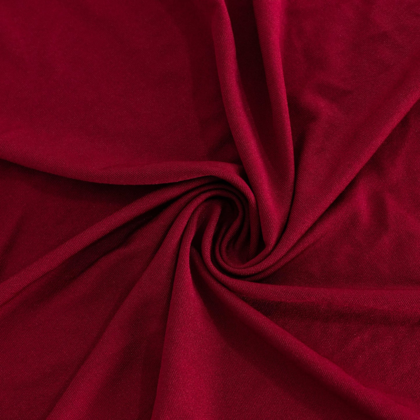 Spandex 36" Round Cocktail Table Cover Burgundy - Easy to Maintain Stretch Fitted Highboy Tablecloth