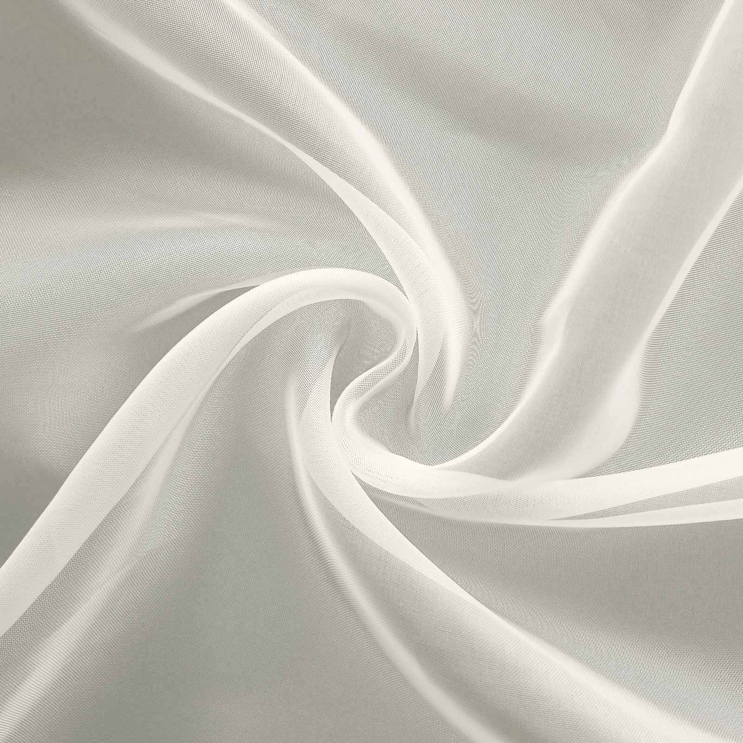 Chiffon 6ft Table Runner Ivory - Flowy & Lightweight Table Decor