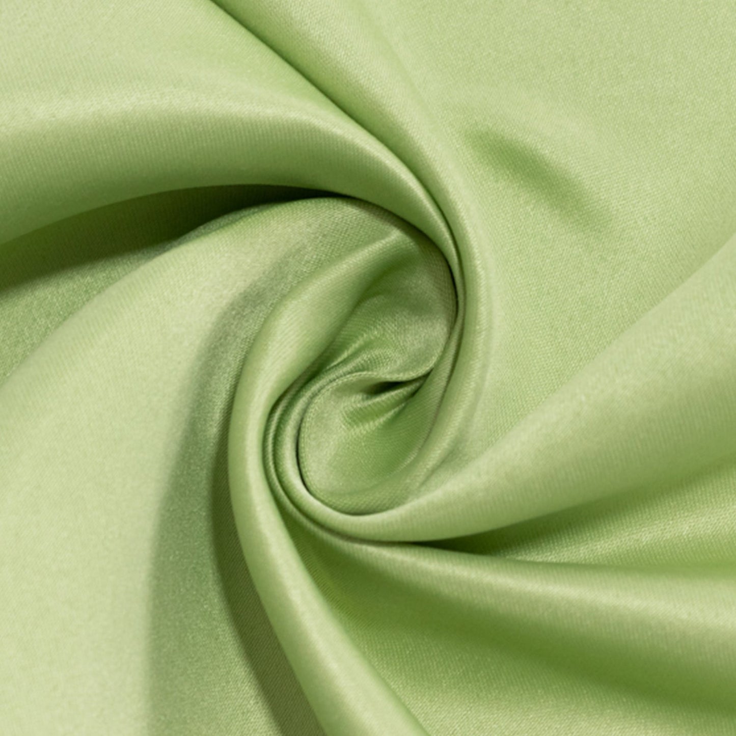 Lamour Satin 120" Round Tablecloth Sage Green - Seamless Table Cover with Soft Tempered Sheen
