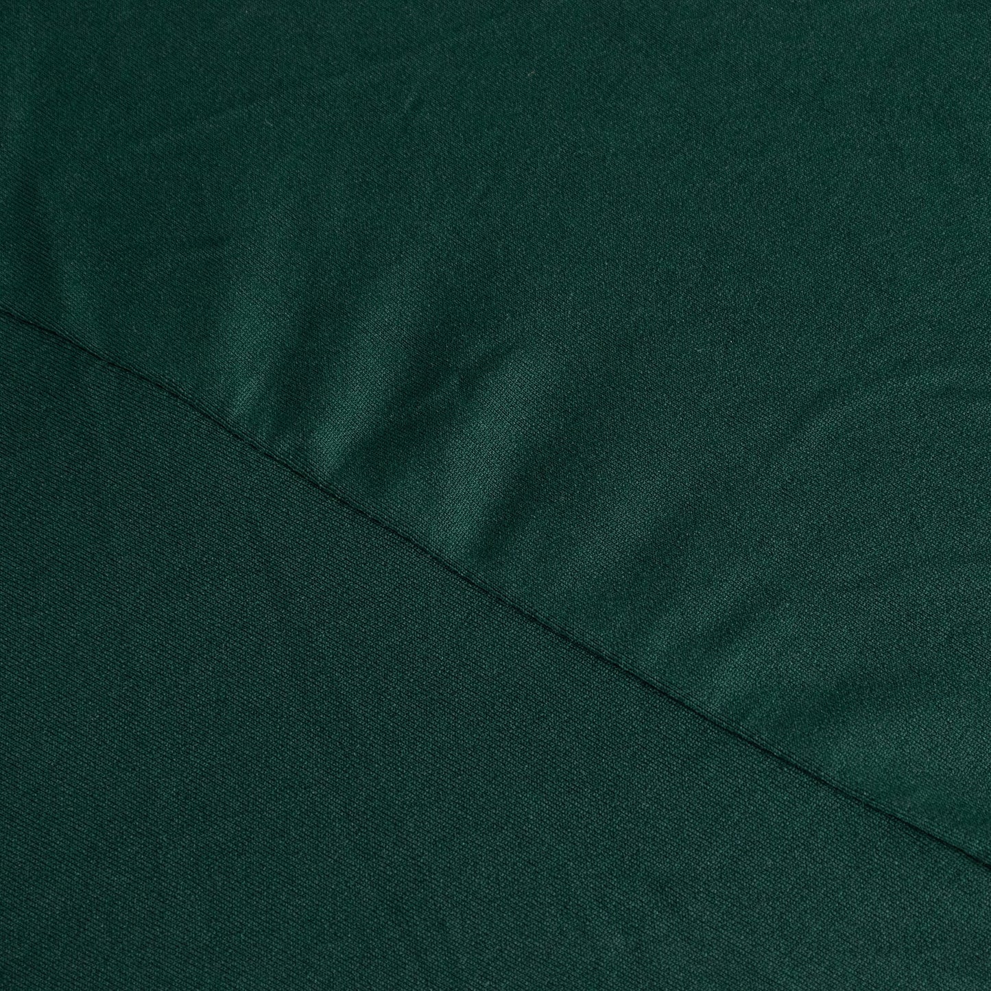 Spandex Rectangle 72"x30" Table Skirt Hunter Emerald Green with Wavy Skirt-Like Effect Table Cover