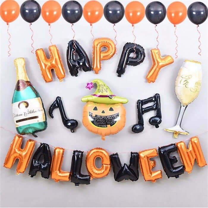 6 Pack Rose Gold Single and Double Music Note Mylar Foil Balloons