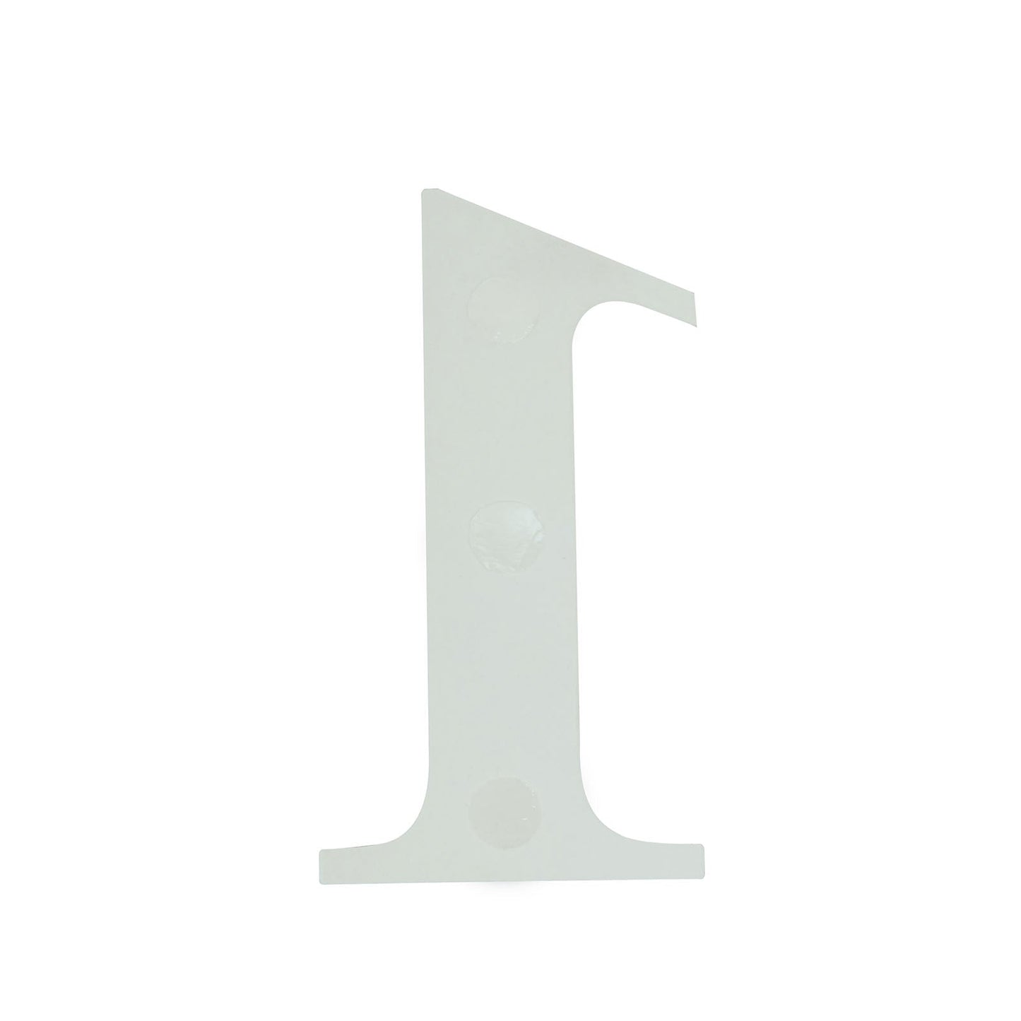 4 Pack 5" Iridescent 0-9 Number Stickers Banner, Customizable Stick on Numbers - 2