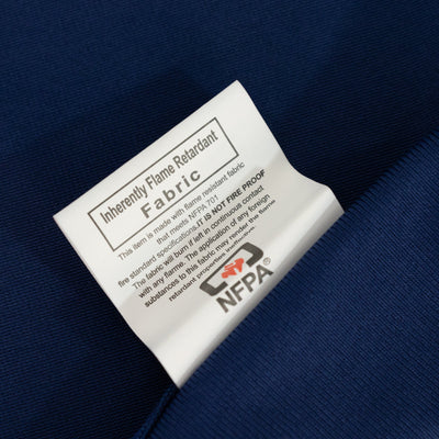 Fire Retardant Scuba Tablecloth – 60’’x102’’ Rectangle Navy Blue Wrinkle Free Stain Resistant Polyester Cover