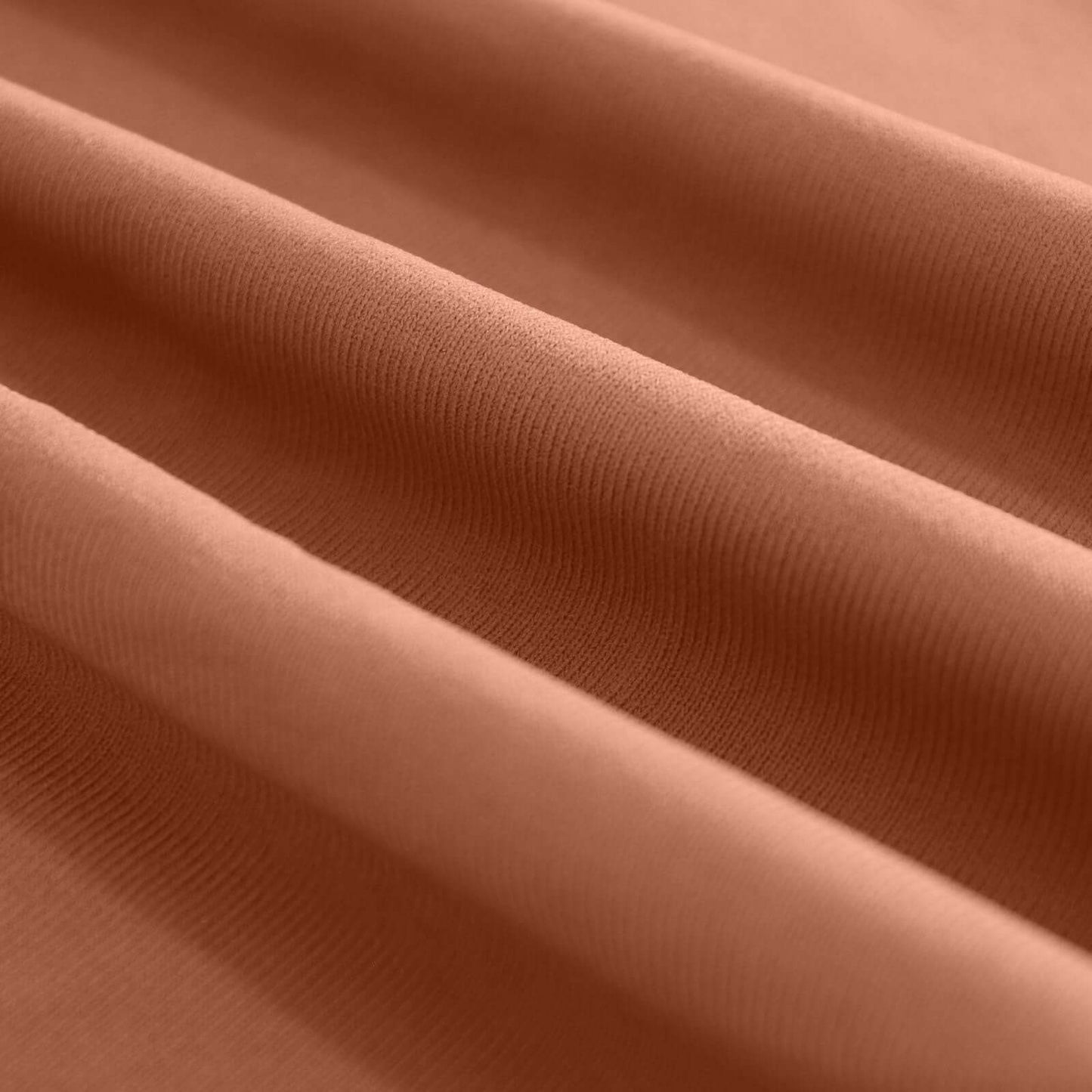 2 Pack Terracotta (Rust) Scuba Polyester Event Curtain Drapes, Durable Flame Resistant Backdrop Event Panels Wrinkle Free with Rod Pockets - 10ftx10ft