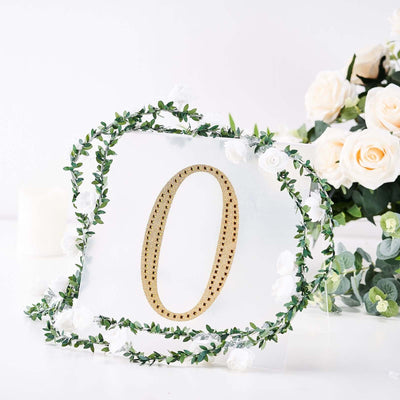 Decorative Rhinestone Number "0" Stickers, Glitter Adhesive Craft Numbers Gold DIY Sparkle Embellishments 8"