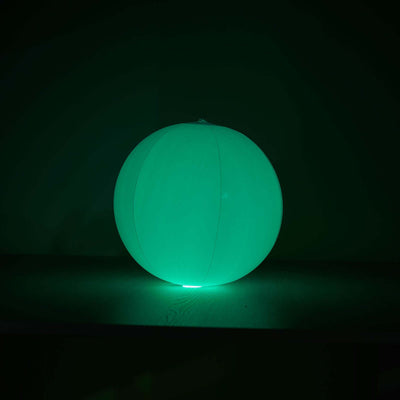 12" Inflatable Outdoor Garden Light Up Ball, Floating Pool Glow Ball With Remote - 13 RGB Colors and 3 Color Modes