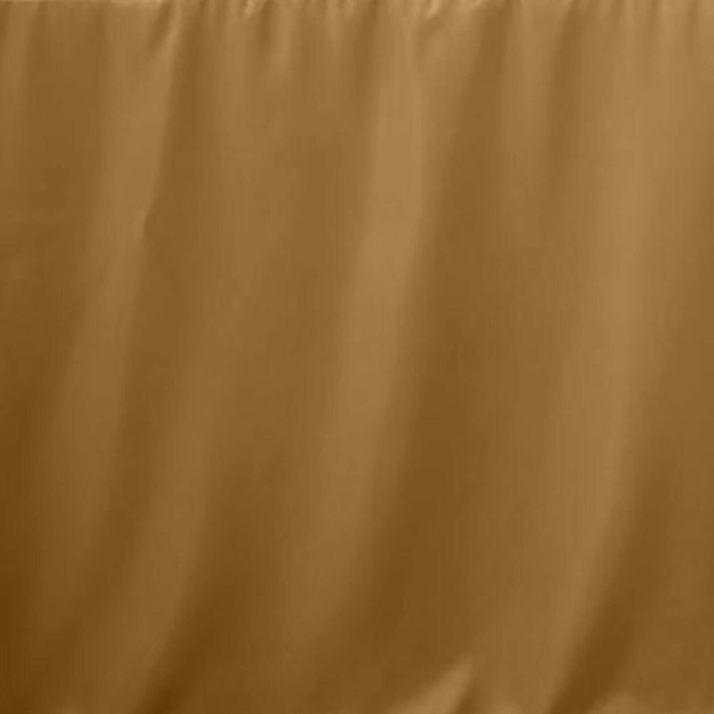 Fitted Polyester 96"x30" Rectangle Tablecloth Gold - Durable and Easy to Maintain Table Cover for Events for Trade Shows, Catering & Events