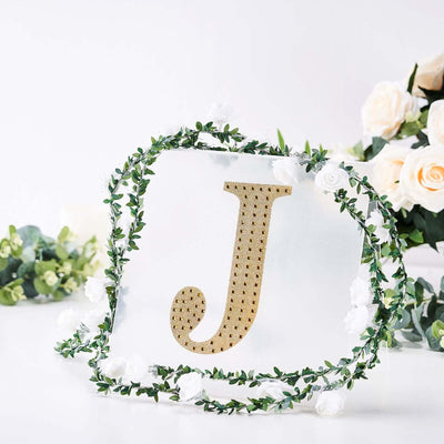 Decorative Rhinestone Alphabet "J" Letter Stickers, Glitter Adhesive Craft Letters Gold DIY Sparkle Embellishments 8"