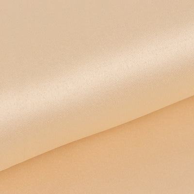 54"x10 Yards Beige Lamour Satin Fabric Bolt, Heavy Matte Satin Fabric By The Yard