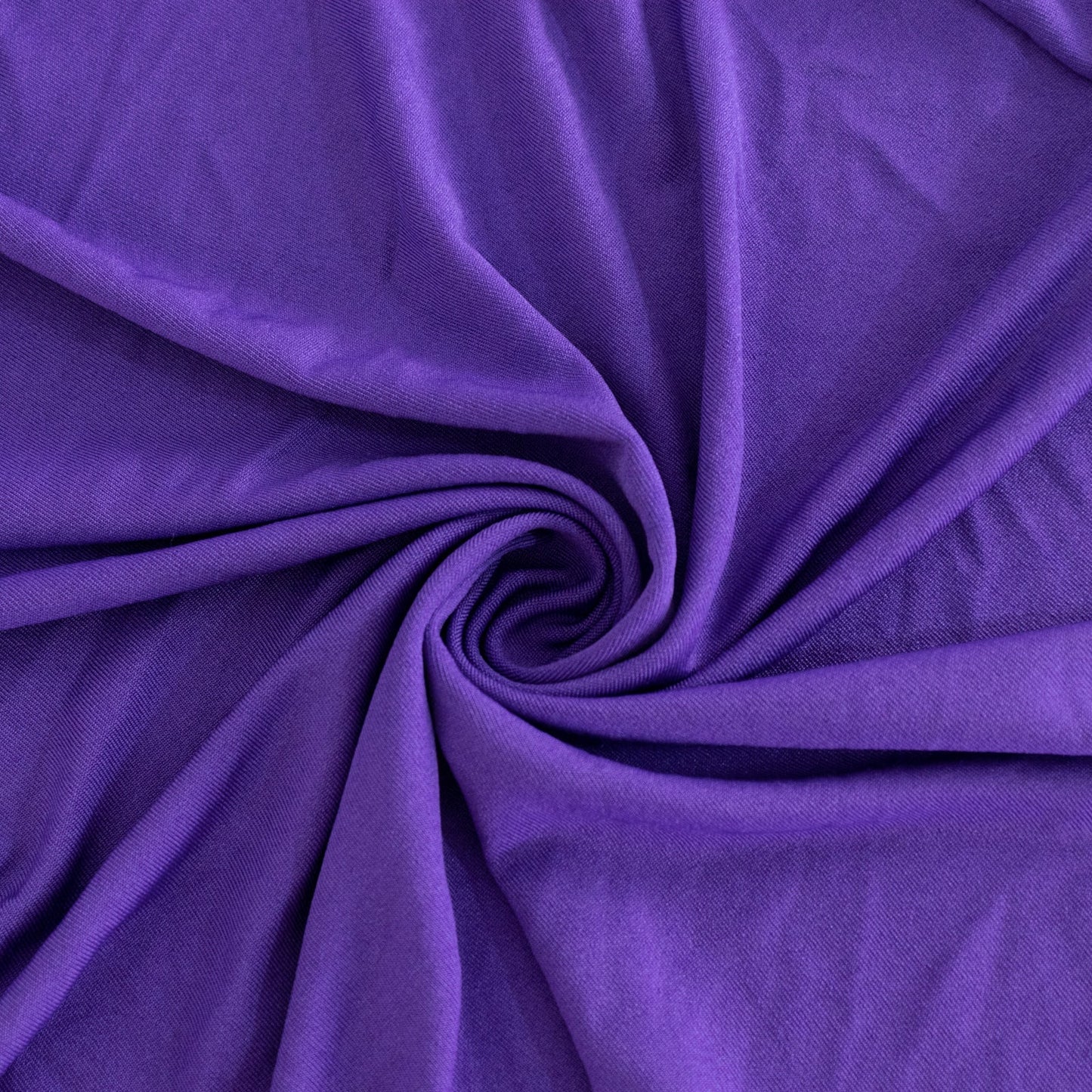 Spandex 36" Round Cocktail Table Cover Purple - Easy to Maintain Stretch Fitted Highboy Tablecloth