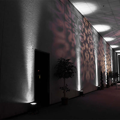 6W Bright White LED Backdrop Uplight, Indoor Outdoor Landscape Spotlight