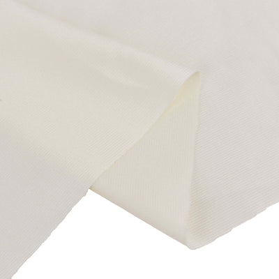 Ivory Scuba Polyester Fabric Roll Wrinkle Free DIY Craft Fabric Bolt- 60’’x10 Yards - Fabrics