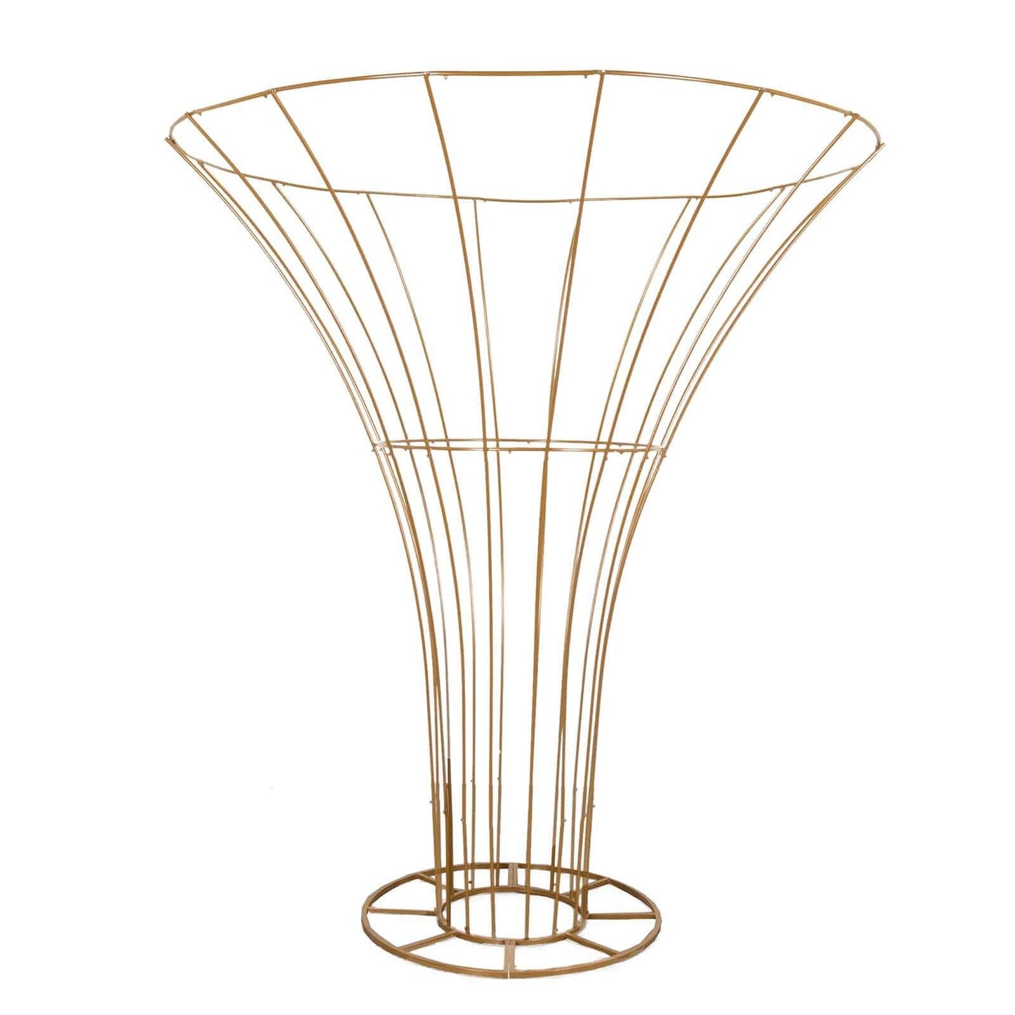 6.5ft Gold Blossom Metal Tree Wedding Floral Display Stand, Floor Standing Flower Frame Pedestal