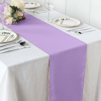 Polyester 12"x108" Table Runner Lavender - Durable & Wrinkle-Resistant Table Decor