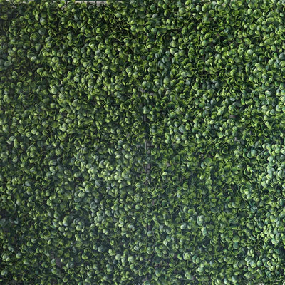 11 Sq ft. Green Boxwood Hedge Garden Wall Backdrop Mat - 4 Artificial Panels