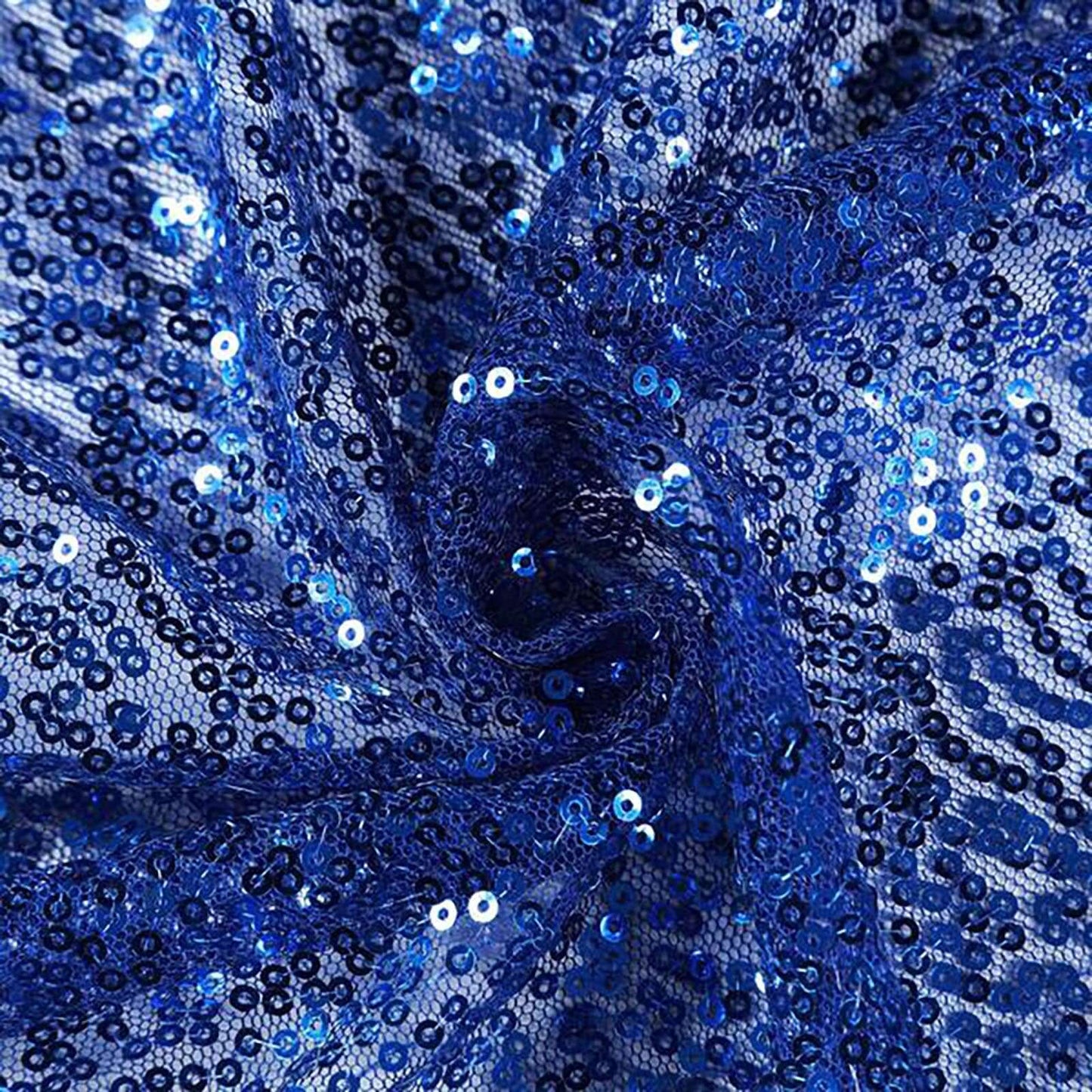 Sequin 12"x108" Table Runner Royal Blue - Glittering Design