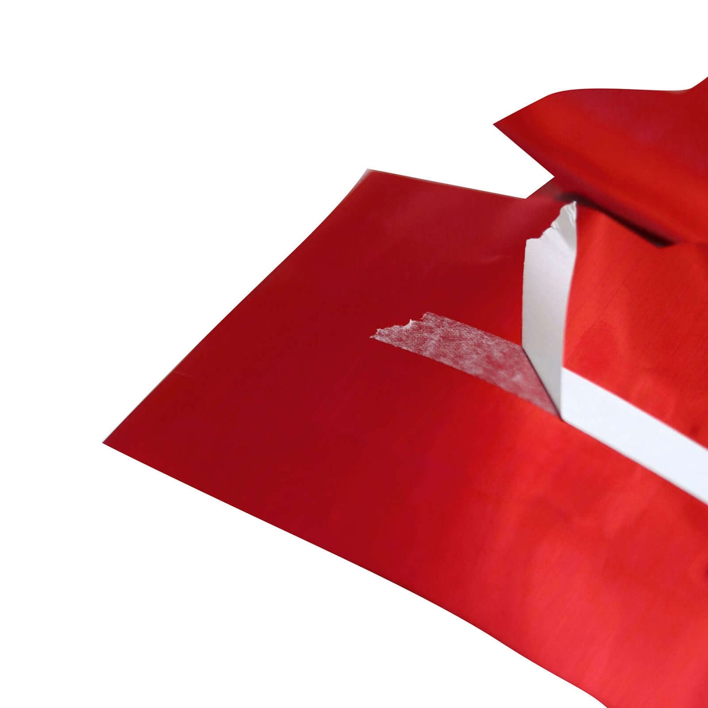 Red Heart Chain Foil Fringe Curtain Party Backdrop, Metallic Red Tinsel Streamer Party Decor - Door Window Foil Curtain - 3ftx6.5ft