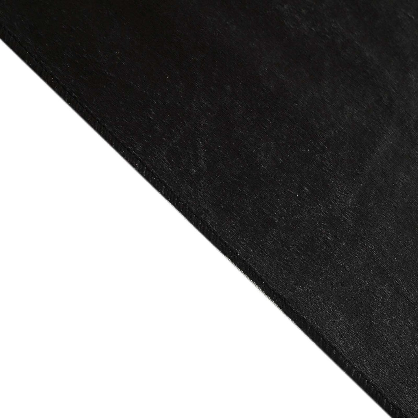 Premium Velvet 12"x108" Table Runner Black - Sheen Finish Reusable Table Decor