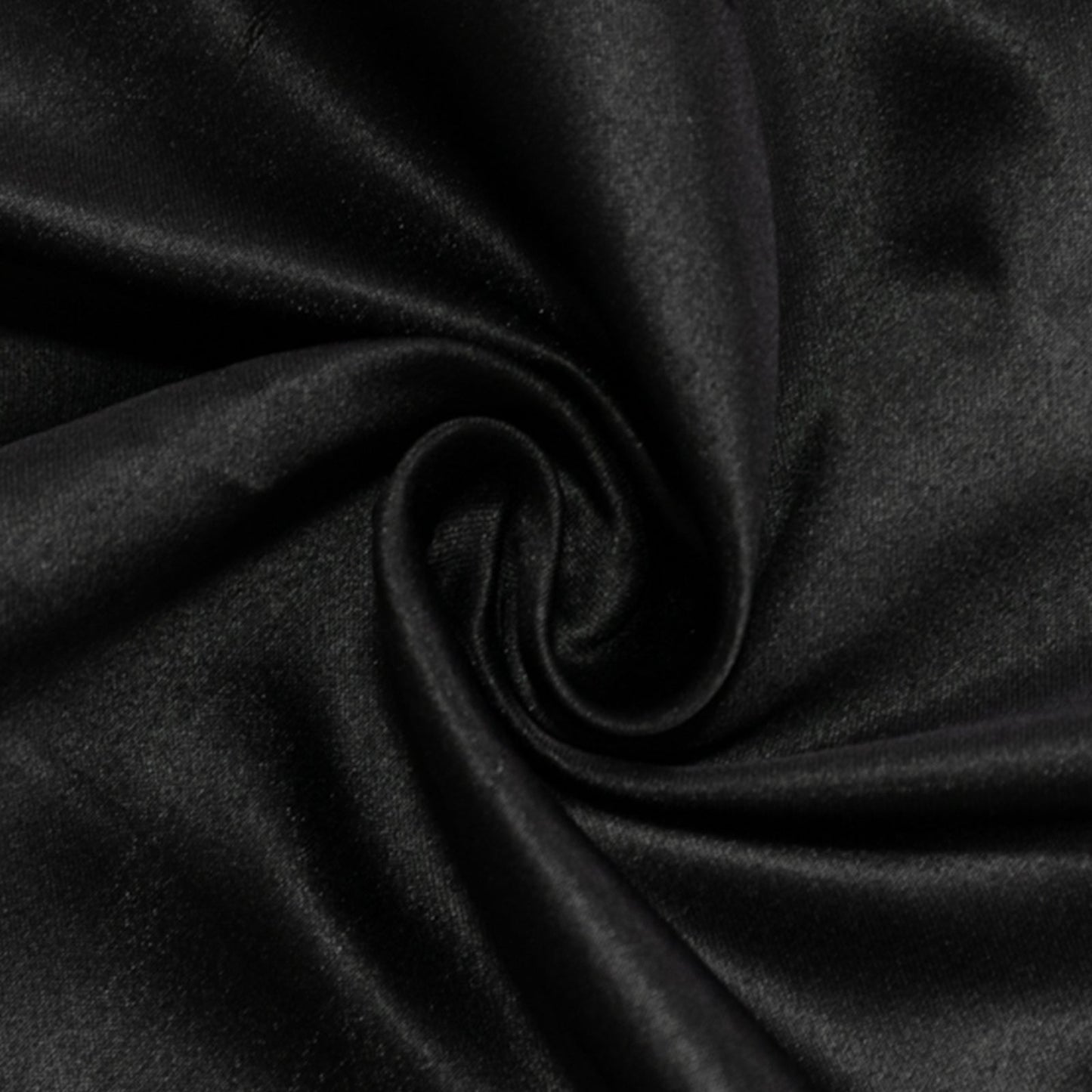 Lamour Satin 60"x126" Rectangle Tablecloth Black - Soft & Silk-Like Table Cover for Upscale Dining