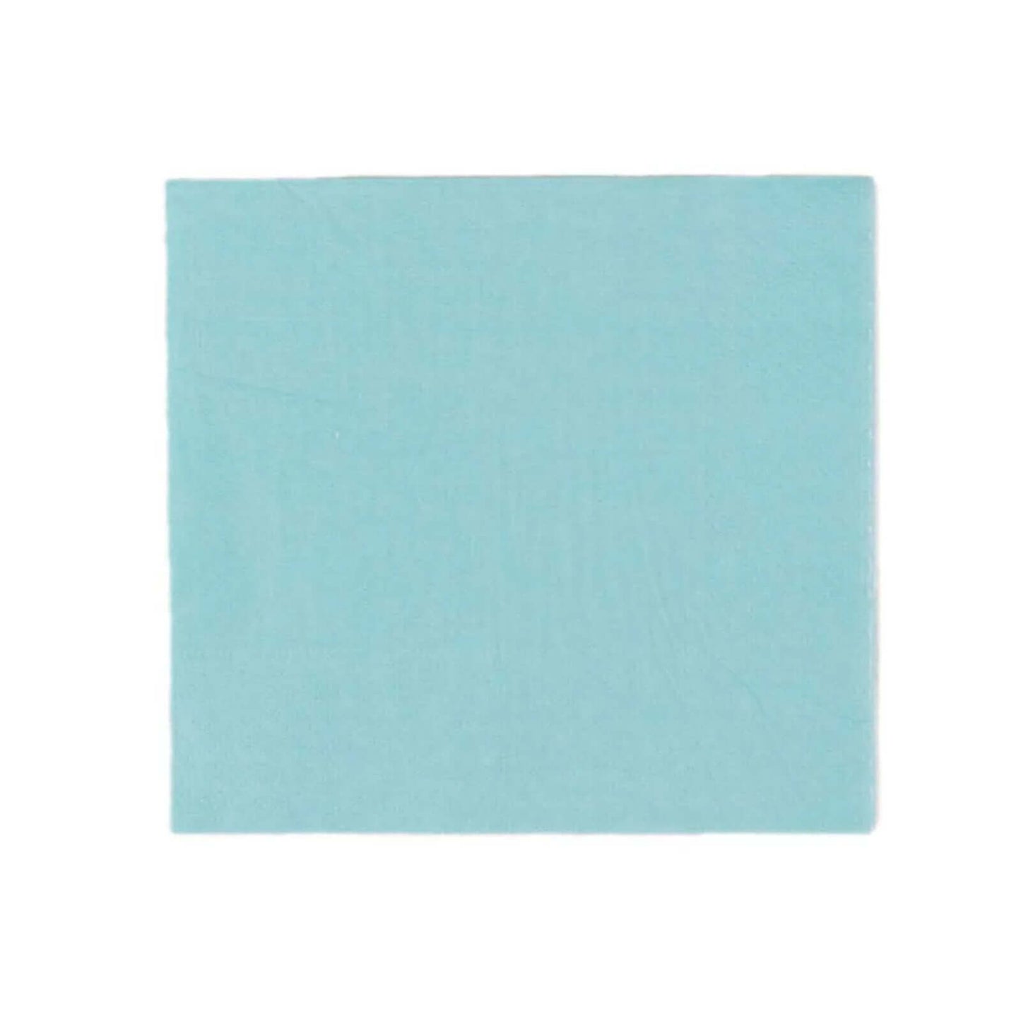 50-Pack Paper Beverage Napkins Blue - 2 Ply Disposable Soft 18GSM Cocktail Napkins 5"x5"