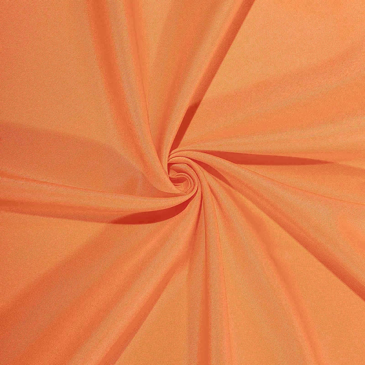 Polyester Square 90"x90" Tablecloth Orange - Wrinkle-Resistant & Durable Table Cover