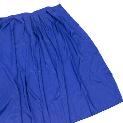 Portable Stage Skirt Royal Blue Polyester Platform Skirting Cloth for Events Performances & Wedding Staging - 48’’x20ft