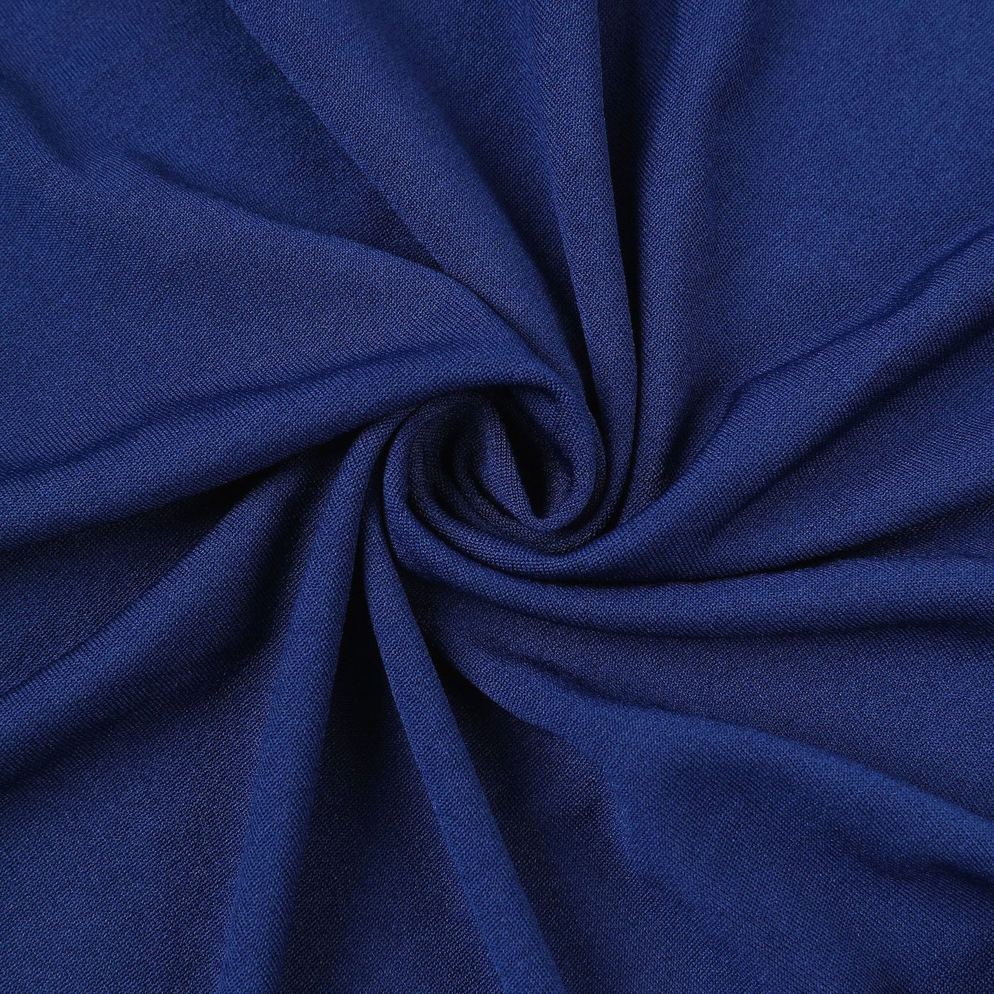 Premium Spandex Chair Cover with Foot Pockets for Banquet Chairs Navy Blue - Stretch 220GSM Fitted Slipcover - Chair